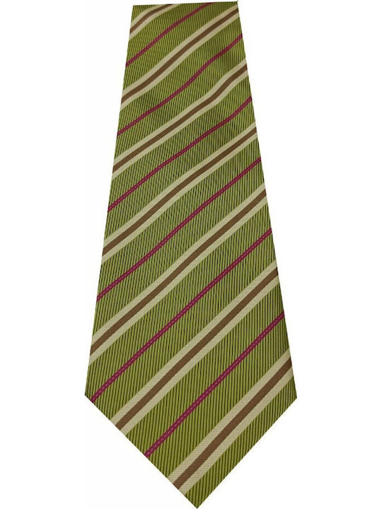 Luciano Faketti Men's Tie Printed in Burgundy Color