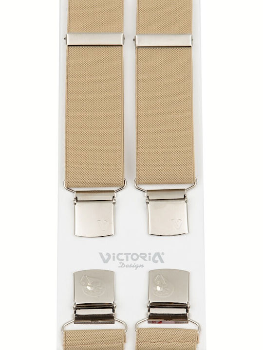 Τιράντες Victoria Μπεζ 62036