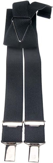 Victoria Kids Suspenders with 3 Clips Dark Grey