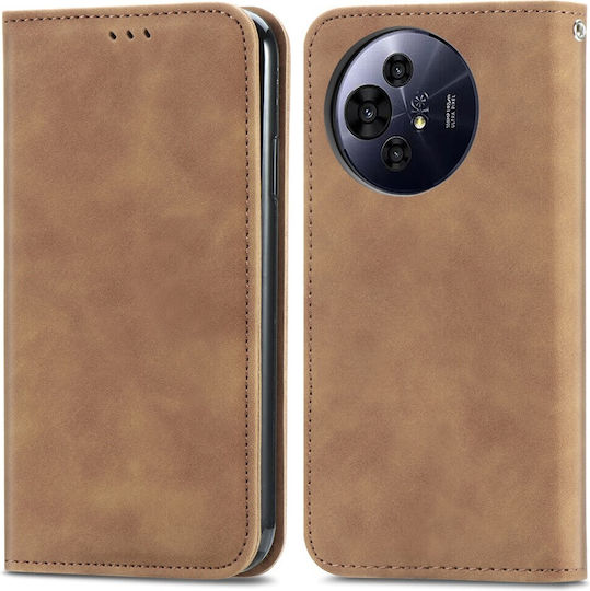 Mad Mask Wallet Leather / Synthetic Leather Brown (TCL 50 NXTPAPER 5G / TCL 50 Pro NXTPAPER 5G)