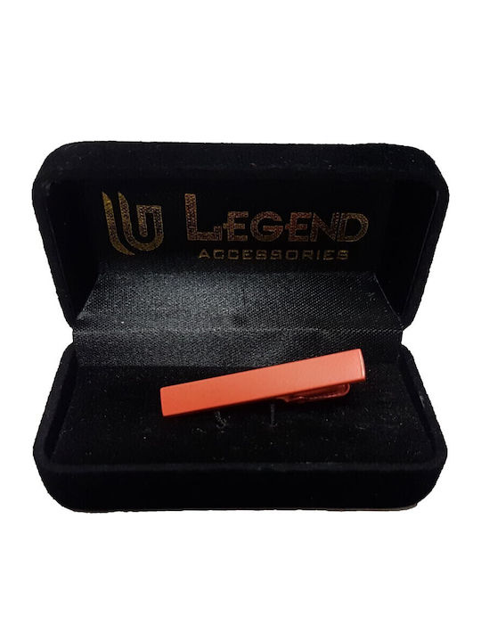 Legend Accessories Legend Krawattenklammer aus Metallisch Orange