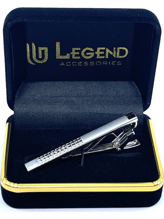 Legend Accessories Clip Γραβάτας από Ασήμι