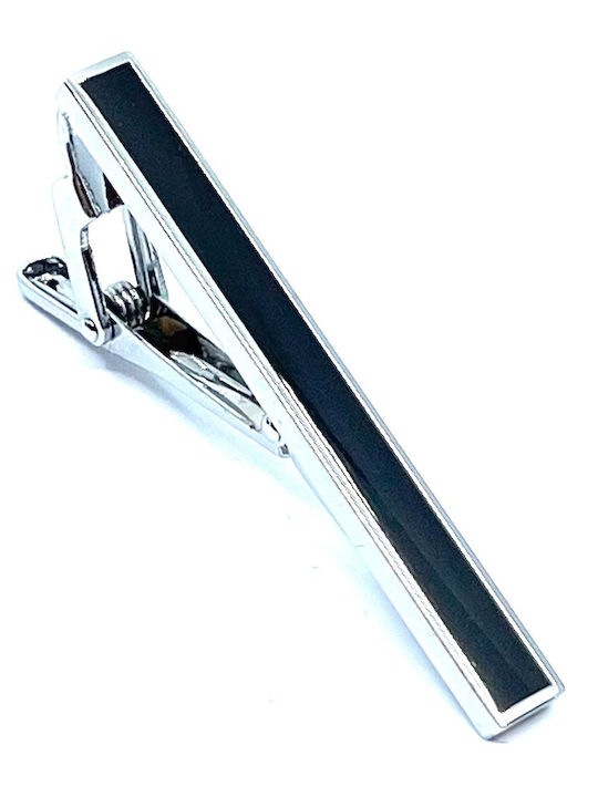 Legend Accessories Silver Tie Clip Silver 5cm