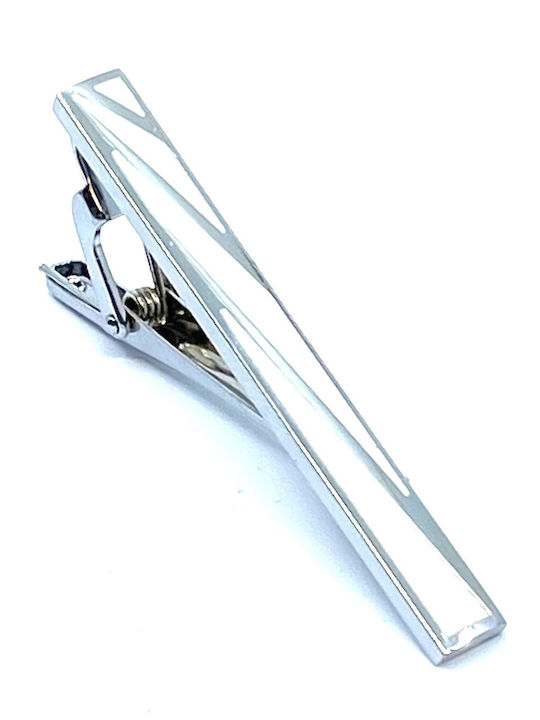 Legend Accessories Silver Tie Clip Silver 5cm