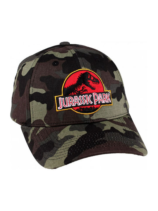 Jurassic Park Tarnmuster Logo Kappen Acjupamcp003-eine Größe Mehrfarbig