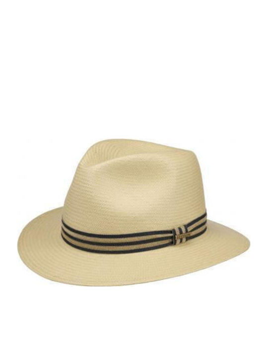 Stetson Ψάθινο Τραγιάσκα Μπεζ