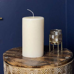 Candle Pillar 12x20cm White