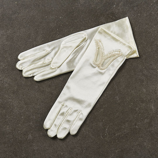 Bridal Gloves Ecru Butterfly 1247 “9” Nv23-02-03800-0032-ekrou