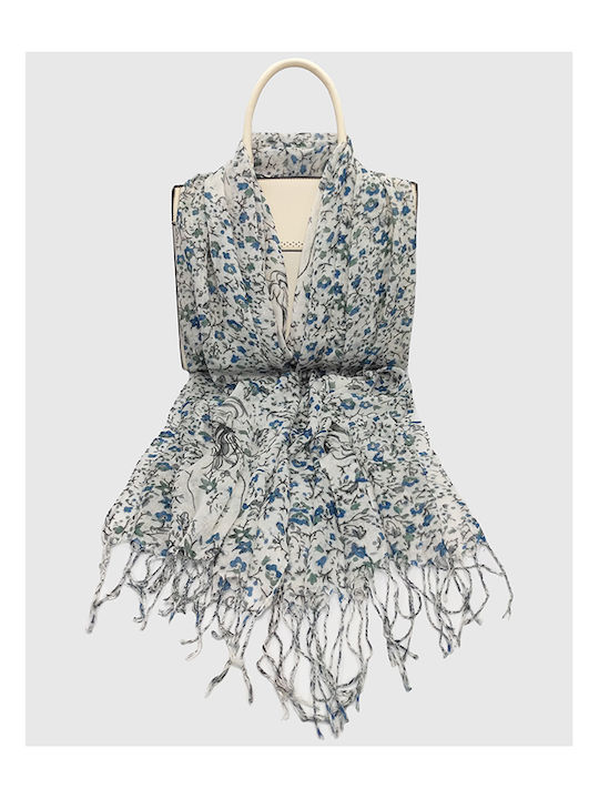 Brims and Trims Women's Scarf White