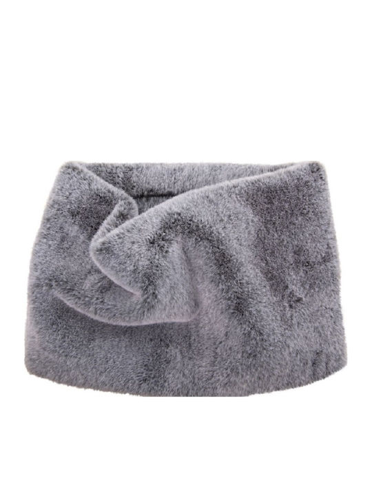 Women's Furry Neck Warmer Gray