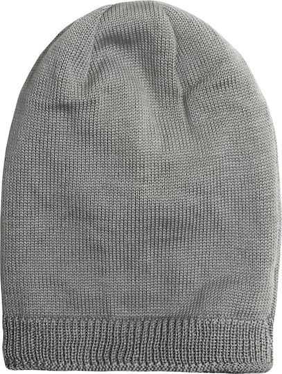 Beanie Unisex Beanie Gestrickt in Gray Farbe