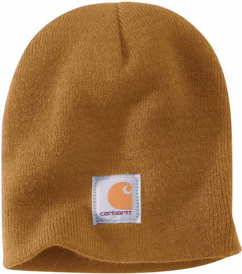 Beanie Unisex Beanie Gestrickt in Braun Farbe