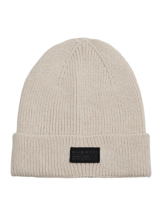 Beanie Beanie Knitted in Ecru color