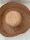 Maison de Madagascar Wicker Women's Hat Dark Beige