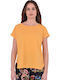 Women's Athletic T-shirt Yellow (151046/MINERAL YELLOW)