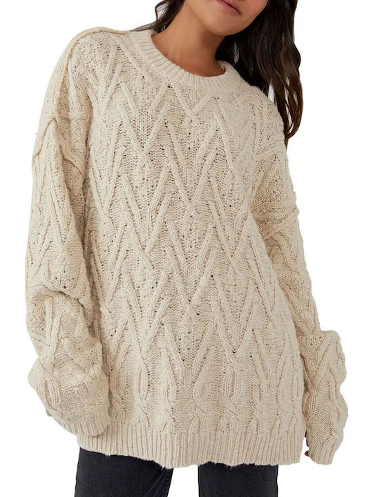 Free People Πουλόβερ Μπεζ