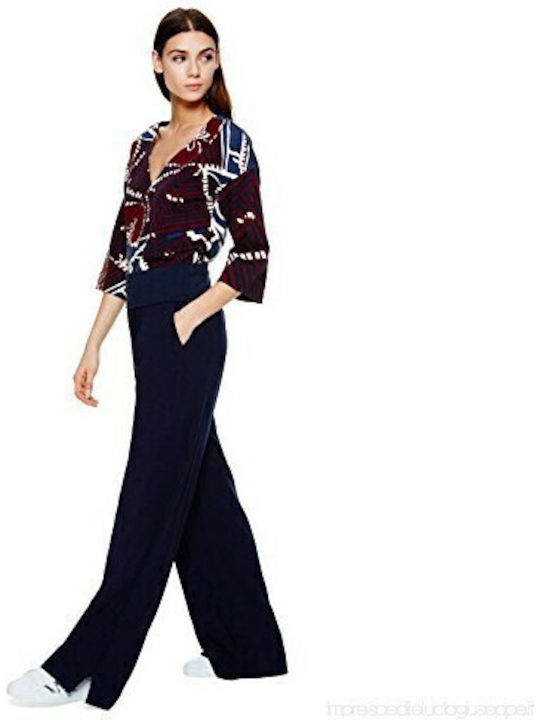 Manila Grace Damen Stoff Hose Schwarz Manila Grace Damen Stoff Hose Schwarz