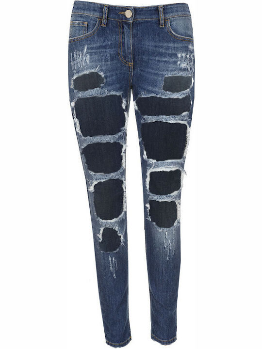 Pj6062479-l81 Γυναικείο Jean Παντελόνι με Σκισίματα