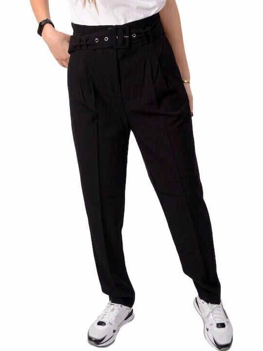 BeWear Γυναικείο Υφασμάτινο Παντελόνι Μαύρο BeWear Γυναικείο Υφασμάτινο Παντελόνι Μαύρο