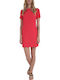 Sommer Mini Kleid Rot
