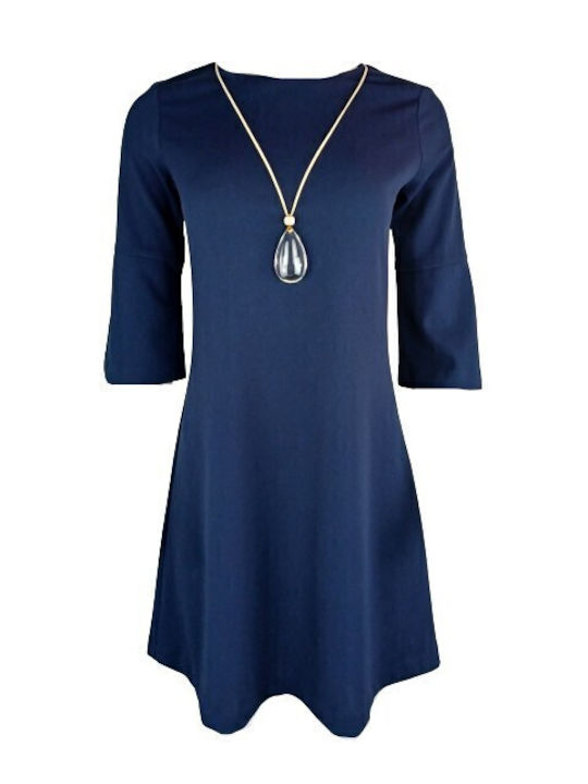 Gianni Rodini Φόρεμα All day Navy Μπλε