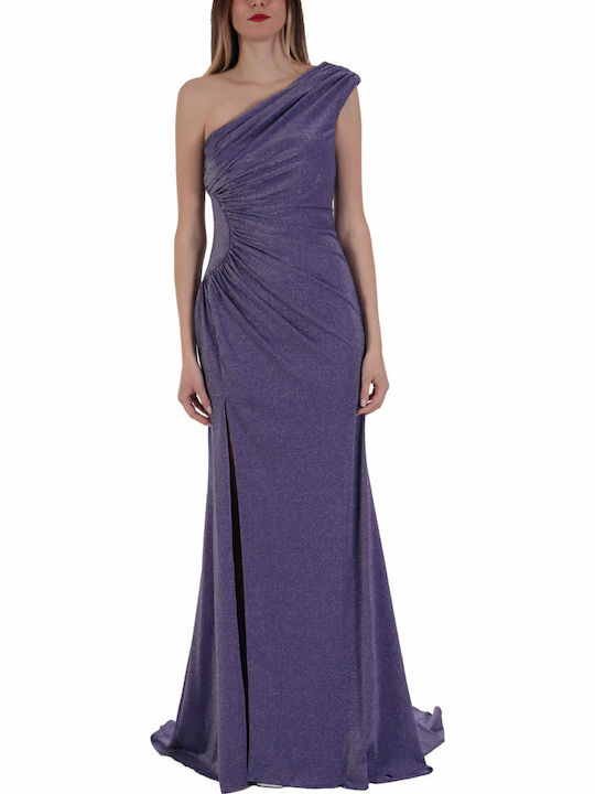 Summer Maxi Dress for Wedding and Christening Purple A3859