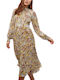 Rochie Midi Bej