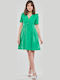 Summer Mini Dress Green