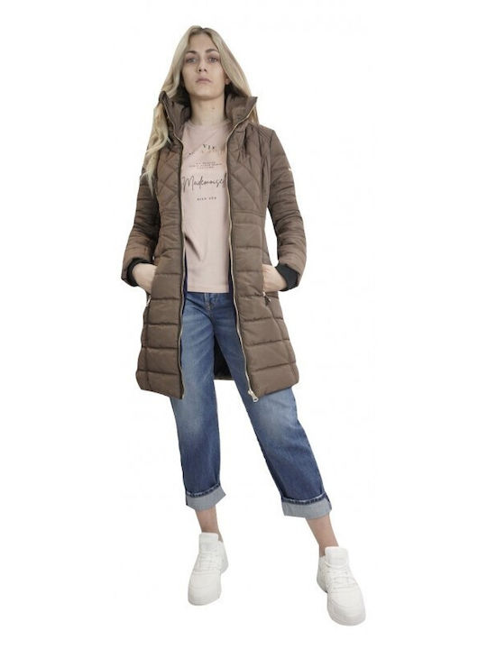 Antonella Jacket Puffer Coffee.