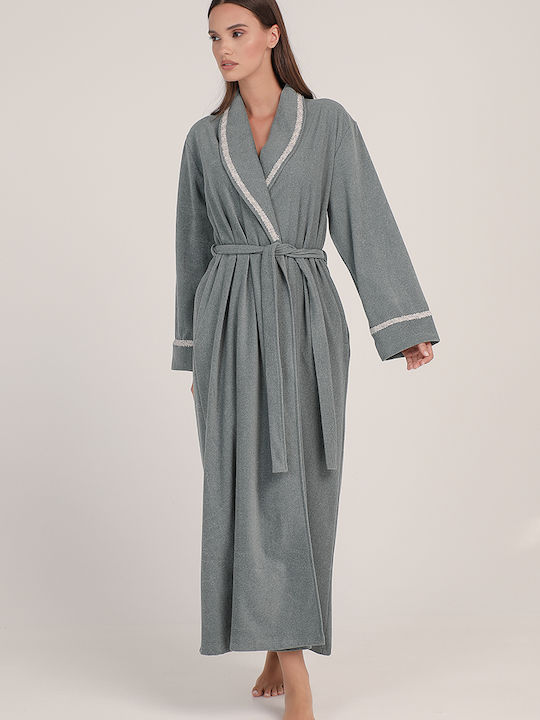 Pen-ky Winter Women's Robe Rua