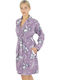 Goodnight Winter Women's Robe Purple