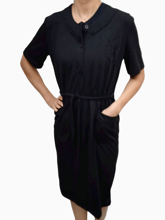 Mardim Sommer Damen Nachthemd Black.