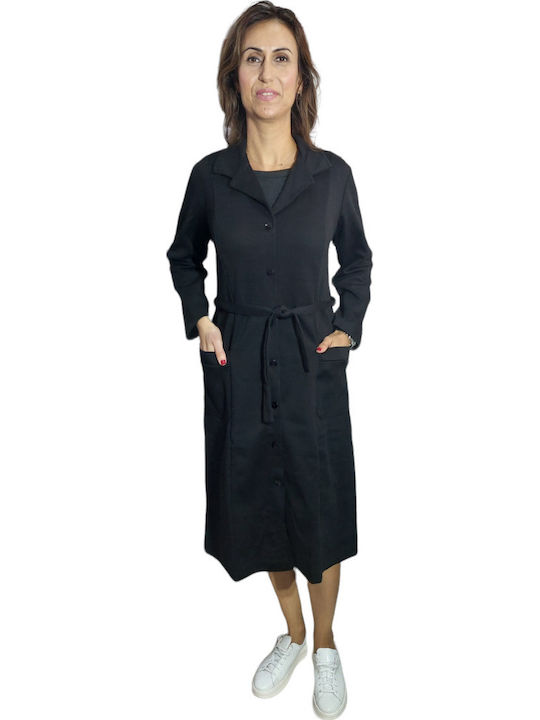 Mardim Winter Damen Robe Black