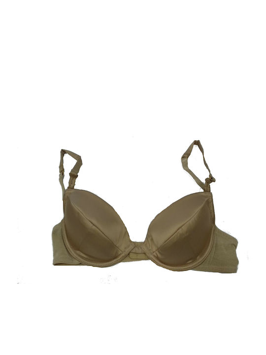 Gossard Μπεζ Σουτιέν για Βαθύ Ντεκολτέ