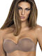 Bronze. Strapless Σουτιέν με Ελαφριά Ενίσχυση & Μπανέλες