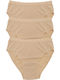 High Waist Women's Slip 3Pack Beige