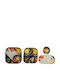 Atmosphera Citrus Zest Decorative Platter Metallic Yellow