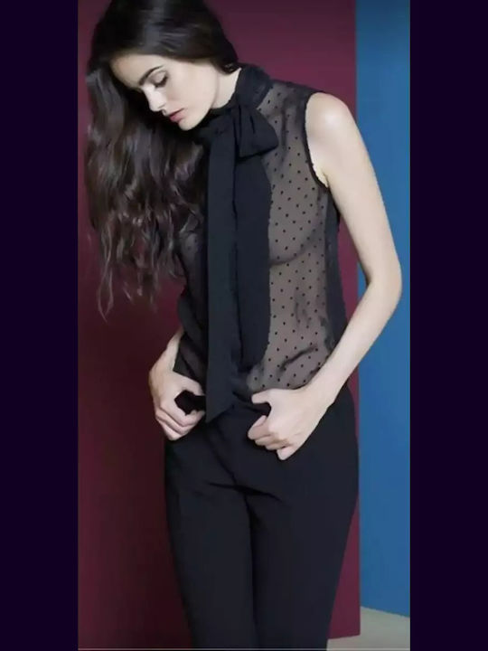 Miss Miss One-piece Jumpsuit Black