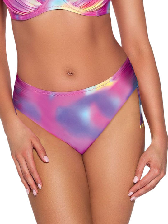 Bikini Slip Ψηλόμεσο Ροζ