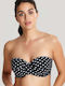 Anya Strapless Bikini Top ΑΣΠΡΟΜΑΥΡΟ