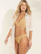 Set Bikini Τριγωνάκι Animal Print Μπεζ