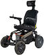 Mobiak Turbotech Ηλεκτροκίνητο Αναπηρικό Αμαξίδιο 12" Πτυσσόμενο 0805722 Γκρι