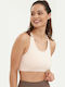 Women's Sports Bra without Padding Peach Whip