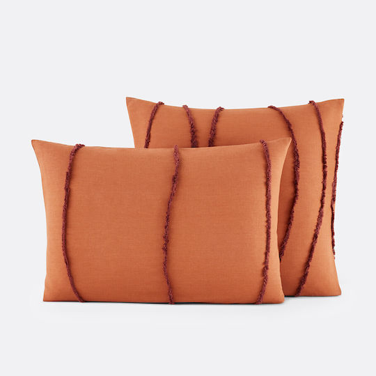 La Redoute Interieurs Kissenbezug Orange 63x63cm.