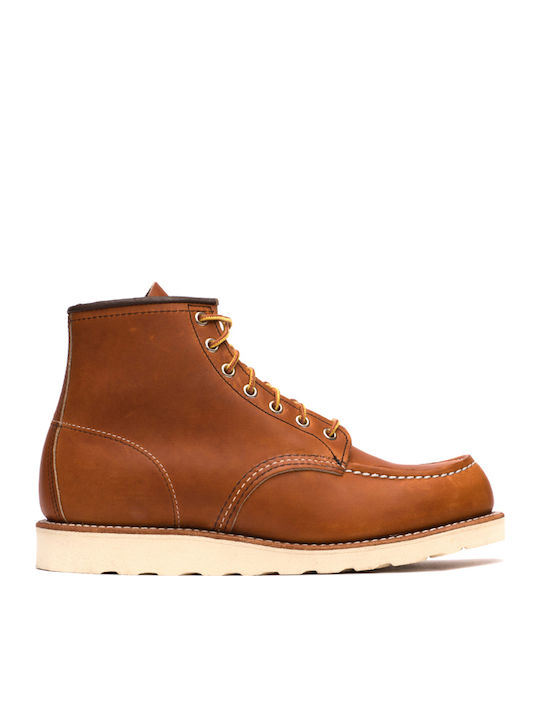 Red Wing Classic Moc Leather Tabac Brown Boots