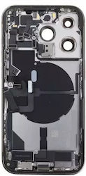 Καπάκι Μπαταρίας Flex Κουμπιά Sim Tray Apple Iphone 14 Pro Gold