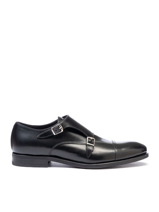 Handgefertigt Leder Herrenschuhe Schwarz