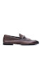 Leder Herren Mokassins in Tabac Braun Farbe