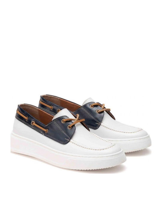 TG Mens Clothing Ανδρικά Μοκασίνια Λευκά TG Mens Clothing Ανδρικά Μοκασίνια Λευκά