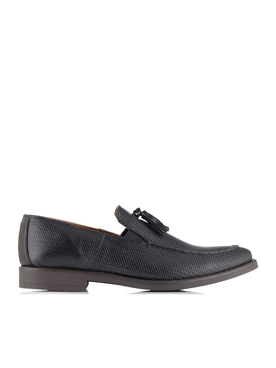 Men's Leather Moccasins Black
